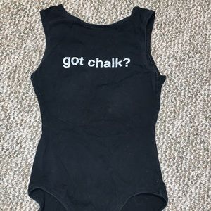 Gymnastics leotard
